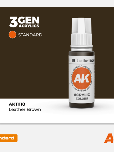 AKL - AK Interactive 3G Acrylic: Leather Brown 18ml