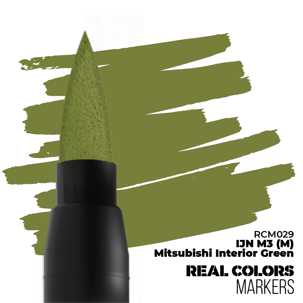 AKL - AK Interactive Real Colors Markers IJN M3 (M) Mitsubishi Interior Green