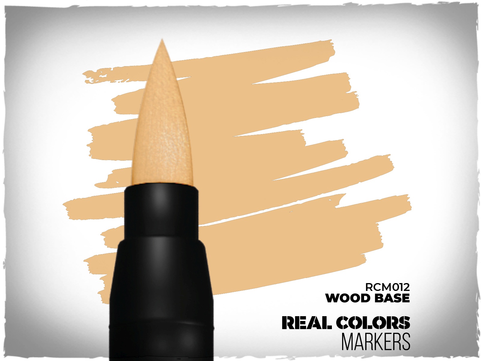 AKL - AK Interactive Real Colors Markers Wood Base