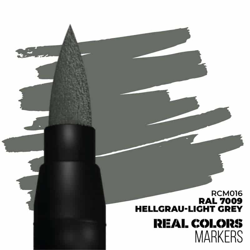 AKL - AK Interactive Real Colors Markers RAL 7009 Hellgrau-Light Grey