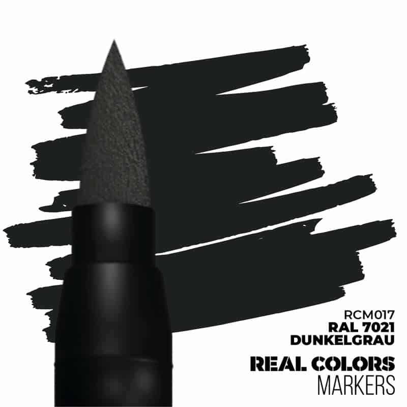AKL - AK Interactive Real Colors Markers RAL 7021 Dunkelgrau