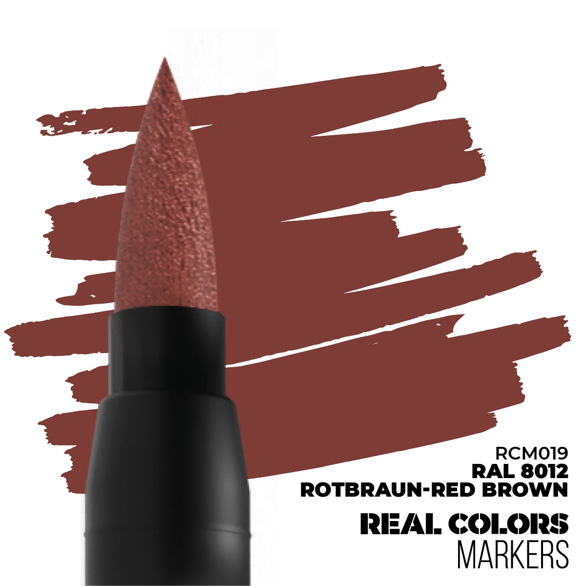 AKL - AK Interactive Real Colors Markers RAL 8012 Rotbraun-Red Brown